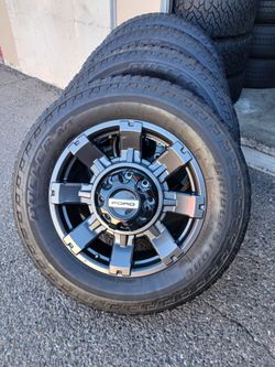 2024 OEM ORIGINAL TAKEOFFS FORD F-250 LARIAT 20 INCH TIRES BRIDGESTONE ALL-TERRAIN 60  % $ 995 FIRM.