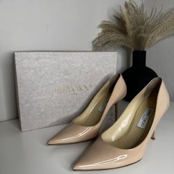 Jimmy Choo Blush Patent Leather Heels