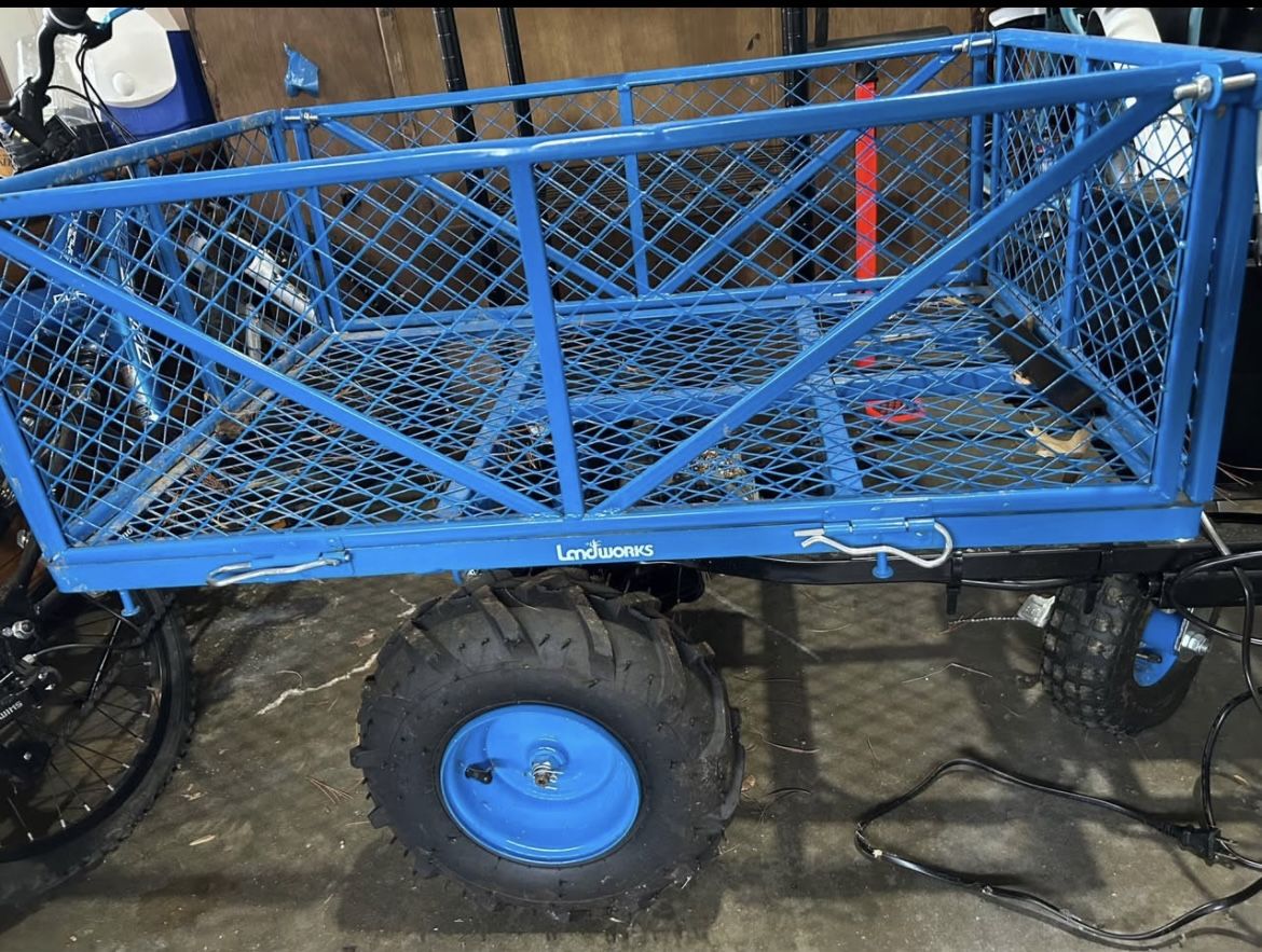 Electric Cart For Firewood, Moving 