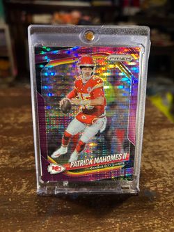 2025 Patrick Mahomes purple pulsar Prizm football card🔥