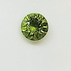 1.7ct Quantum Cut Peridot Gemstone 8mm