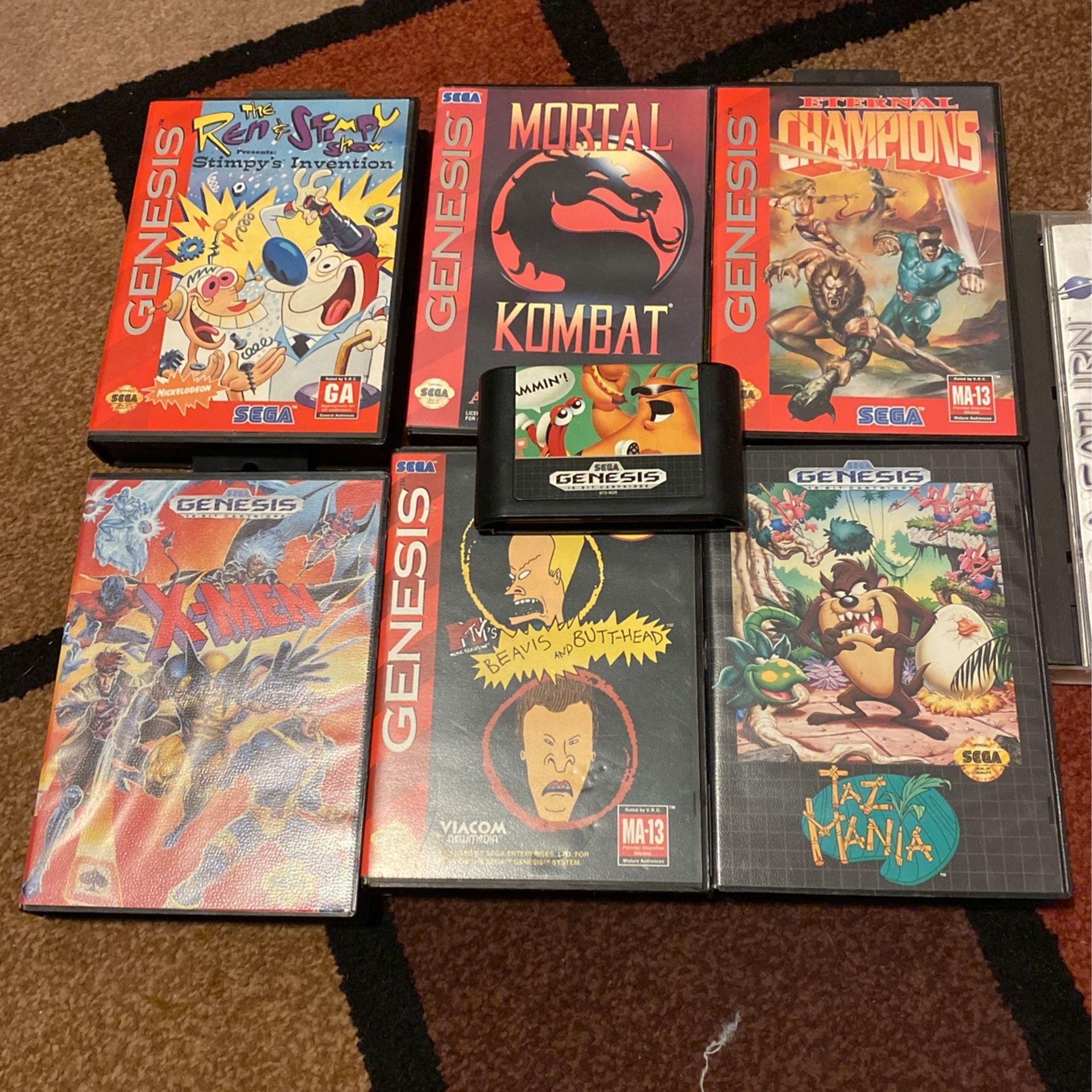 Bundle Of Old She’s Genesis & Sega  Saturn Games In PERFECT SHAPE