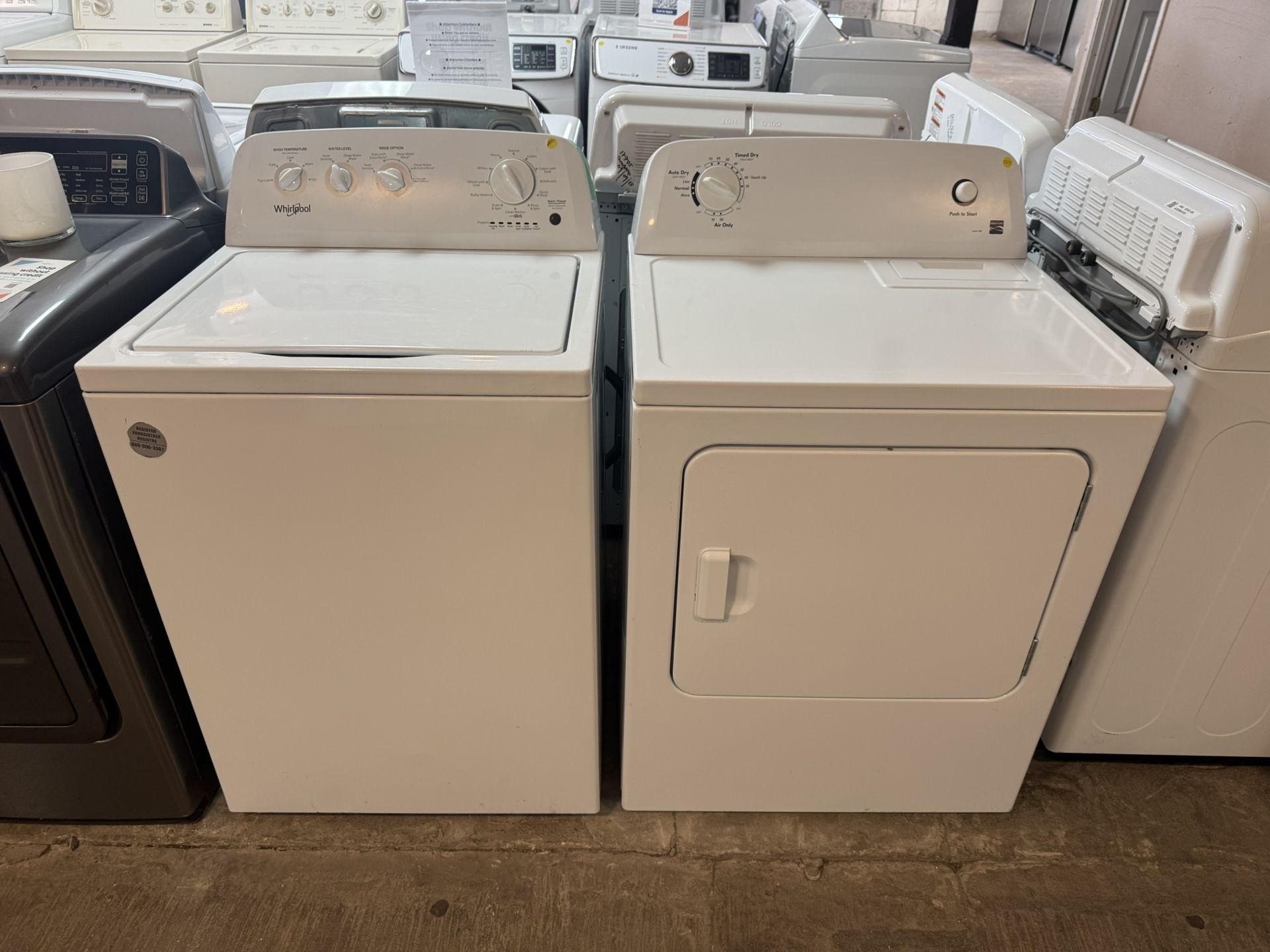 Kenmore Washer And Dryer Set