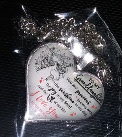 To My Granddaughter Love Heart Necklace Pendant Granddaughter $10 Ever - $10 (EVERSON, Washington)