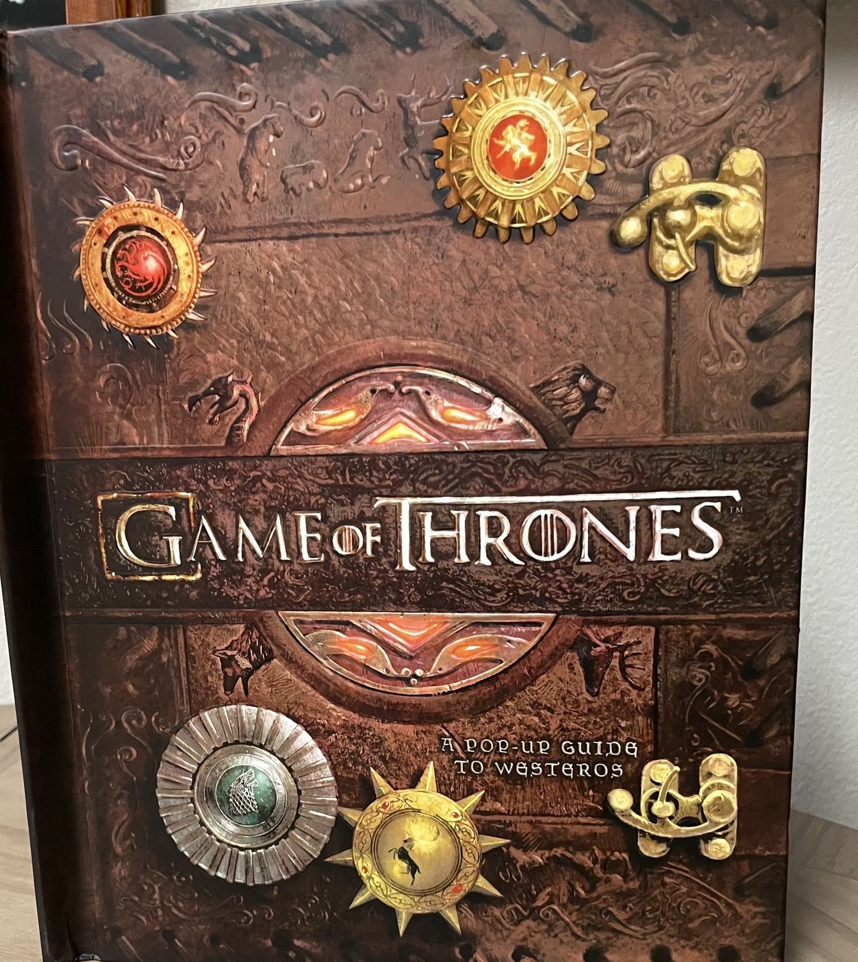 Game Of thrones Collectible Pop Up Map Book