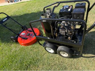 Mi-T-M Hot/Cold pressure washer & 30” surface cleaner package.