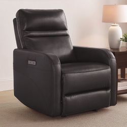 Gilman Creek Aldryn Leather Gliding Power Recliner with Power Headrest $399.99
