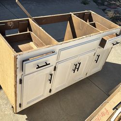 Two bathroom vanities