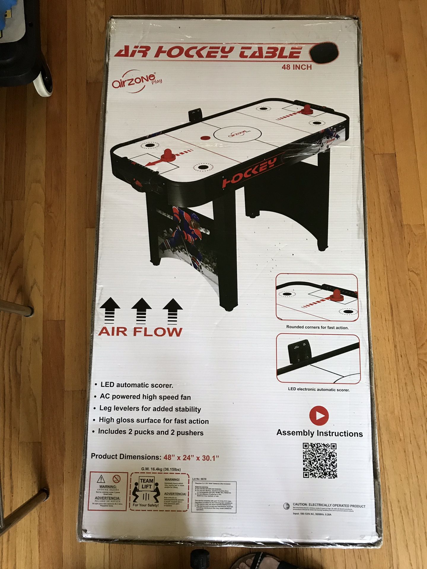 Air Hockey Table 48” from Airzone Play