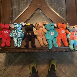 Set of beanie babies