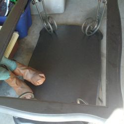 Center Table With Glass About 4ft Long