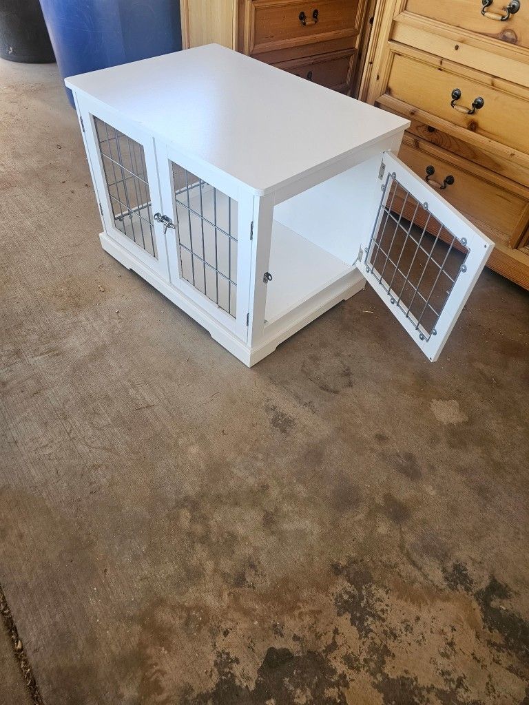 Small Dog End Table And Crate