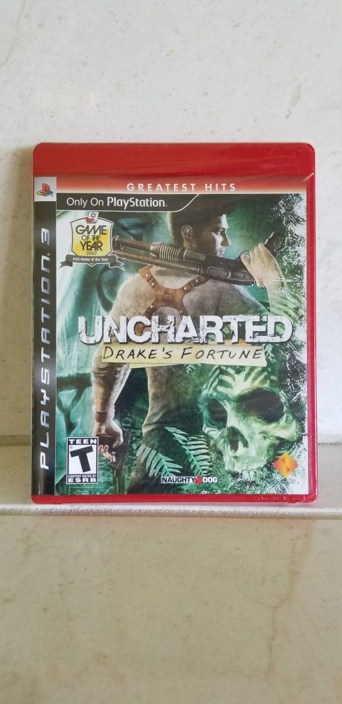 PS3 Uncharted Drakes Fortune Greatest Hts Game Of The Year 2007