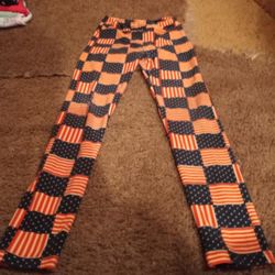 Lularoe Flag Pants Size L/XL GIRLS 