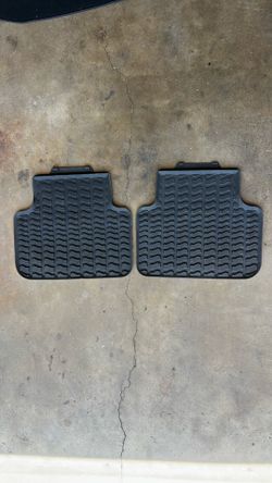 2017 Thru 2024 Audi Q7 All-Weather Floor Mats Rear Only 4M1-061-512-041 OEM