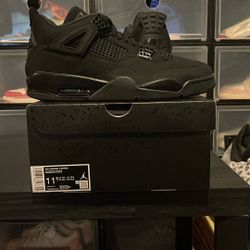 AIR JORDAN 4 RETRO 2025 BLACK CATS SZ 11.5