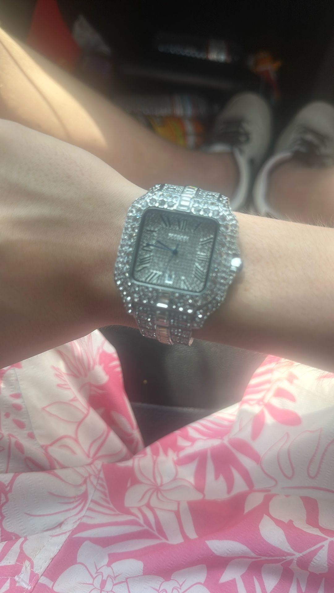 1:1 Moissanite Cartier Watch