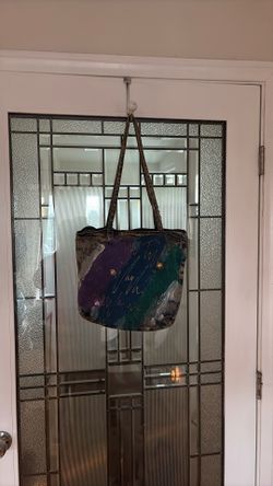 Vintage Embellished Denim Purse