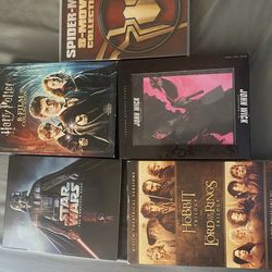 Star Wars, Harry Potter, Spider-Man, etc movie collection