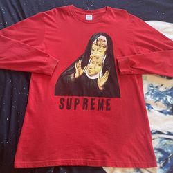 Supreme Long Sleeve Tee, Large