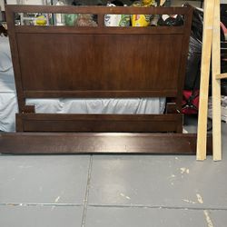 Queen Bed, Solid Cherry Wood