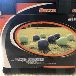 Brand New Bocce Ball Set In Carrying Bag