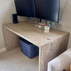 Desk in a Light Warm Wash Finish