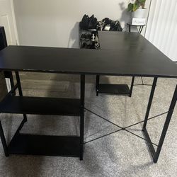 2 Piece L-Shape Computer Desk