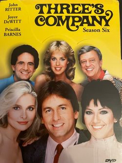 THREE’s COMPANY The Complete 6th Season (DVD-1981) John Ritter + Joyce DeWitt!
