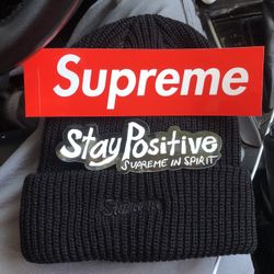 Supreme Loose Gauge Beanie (FW20) Black.