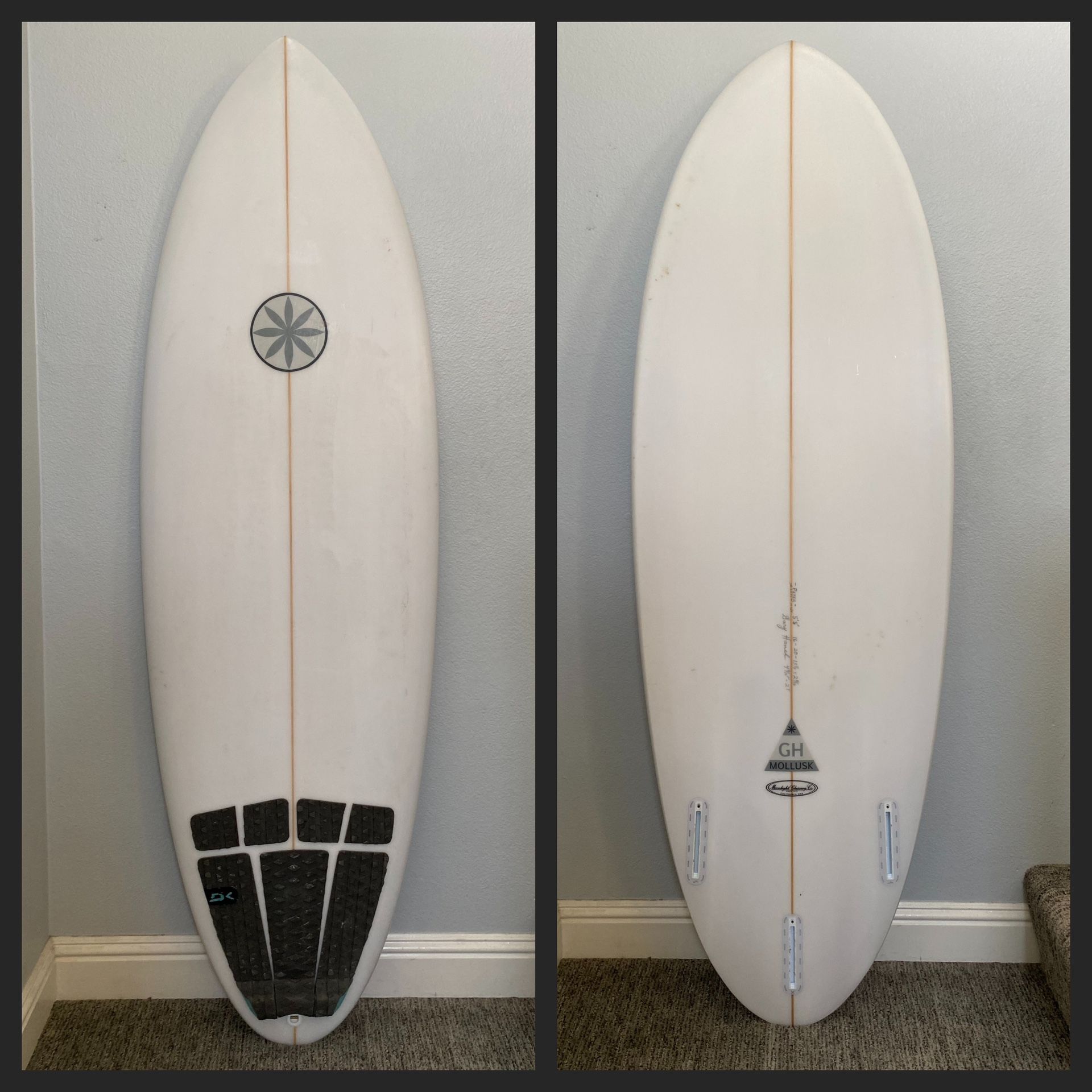 Gary Hanel Dew Drop Thruster Surfboard