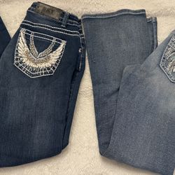 Women 9/10, 5/6 Sky jeans