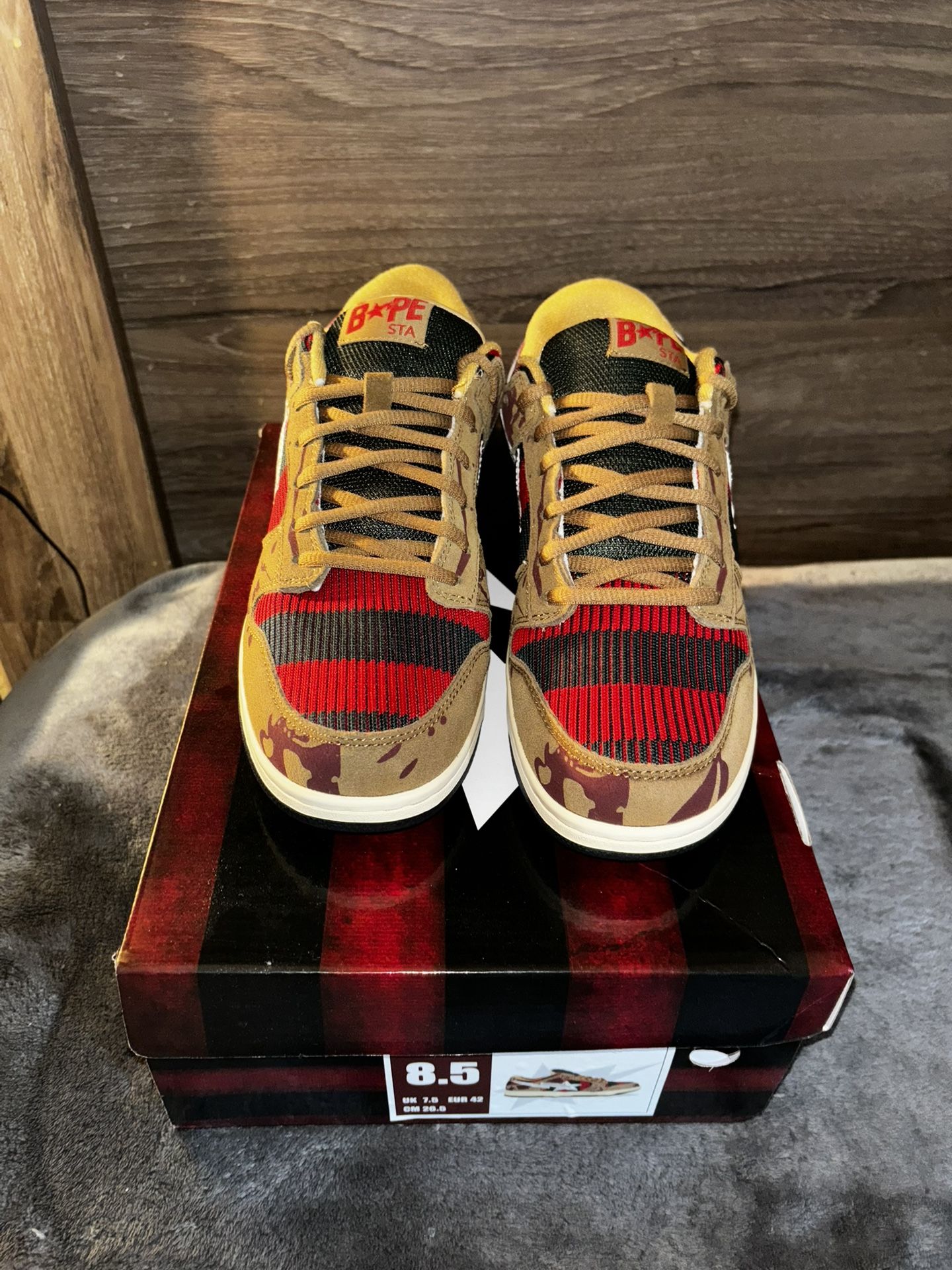 Freddy Krueger Dunk Style Bapes - Athletic shoes & Sneakers