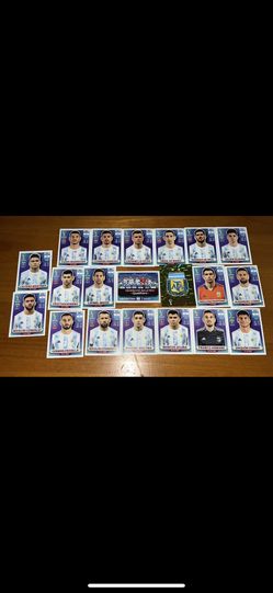 FIFA World Cup 2022 Argentina Complete Team Set With Messi