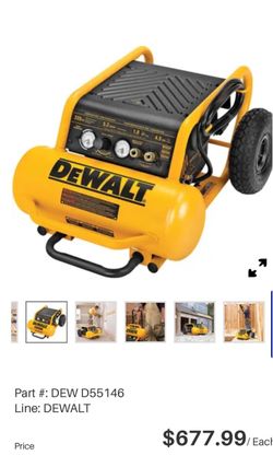 DeWalt D55146 Portable Air Compressor