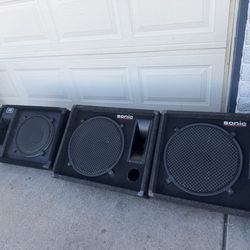 Speakers  $150 for all 3  pick up only bonanza and lamb