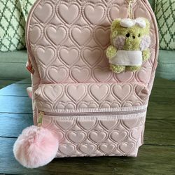 Girls Pink Backpack Size XL Back To School