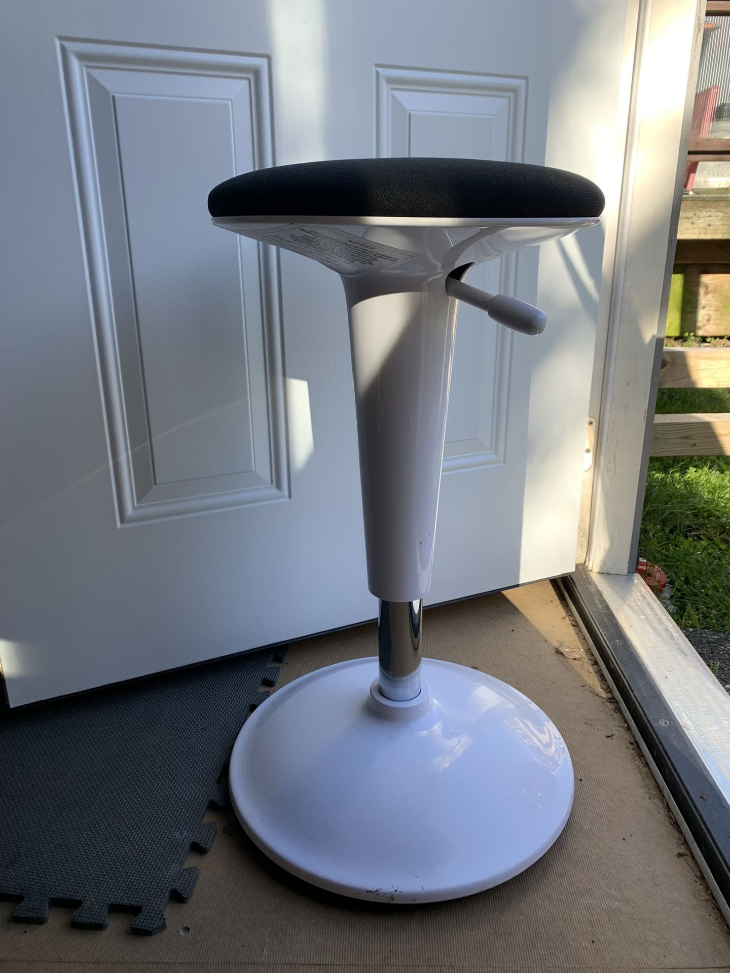 Swivel Stool With Rocking Motion And Adjustable Height