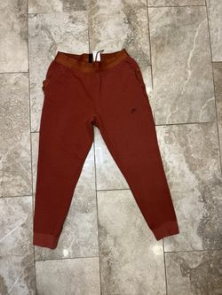 Nike Sportswear Therma Fit Adv Tech Pack Pants Red Copper Jogger Pants Sz Medium  pre owned 