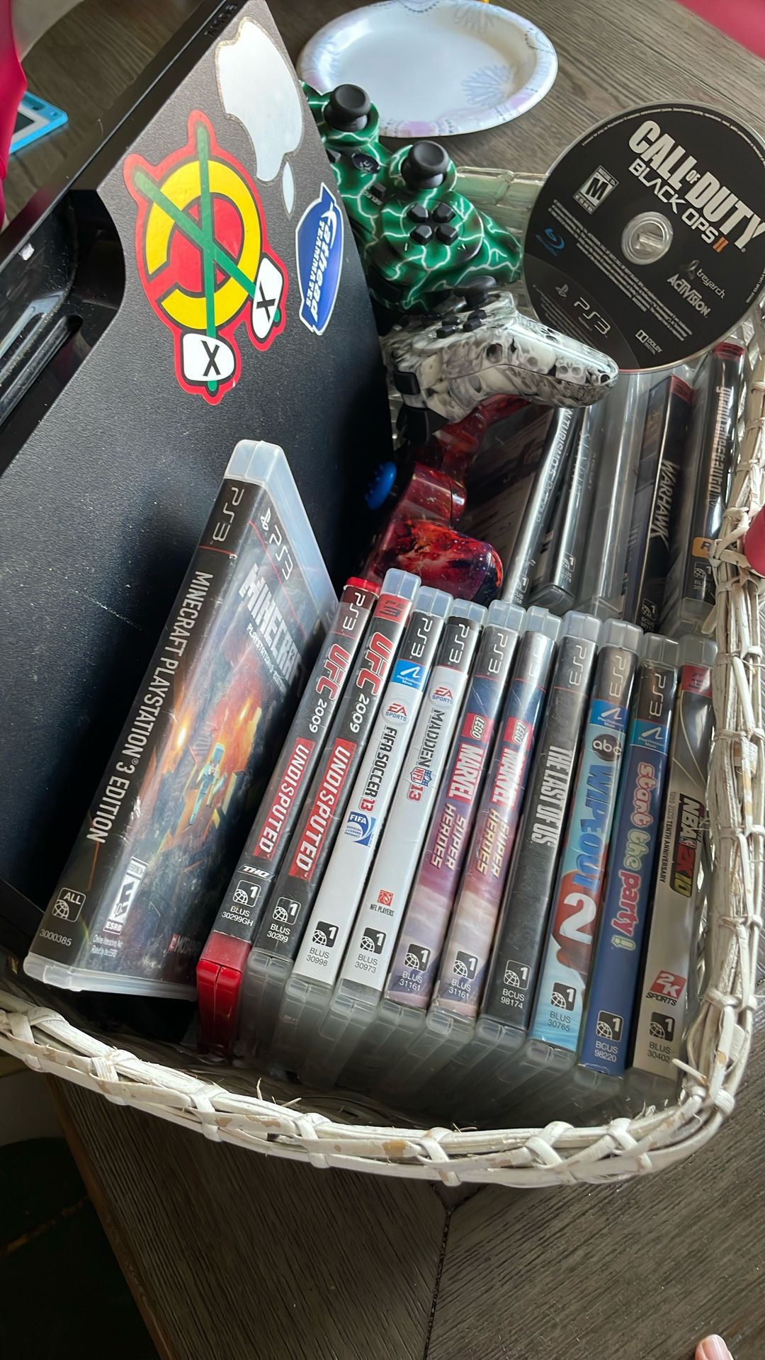 Sony PS3 With Games And Controllers
