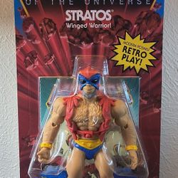 Mattel Masters of the Universes STRATOS Winged Warrior Action Figure - New 