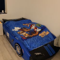 Race Car Bed Frame For Kid Twin Size