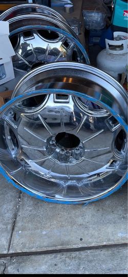 Chrome Spoke Alloy Wheels Set
