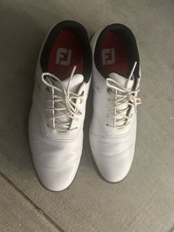 FootJoy Men’s Golf Shoes White Spiked Size 9 Used