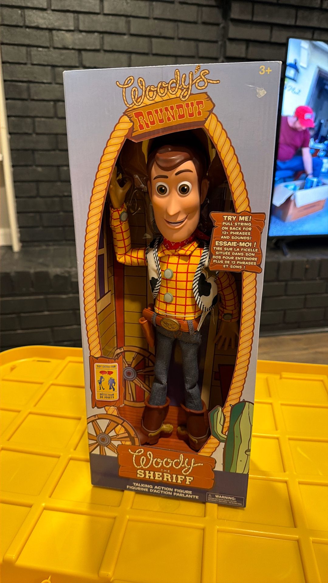 Talking Woody The Sheriff.  From Disney 
