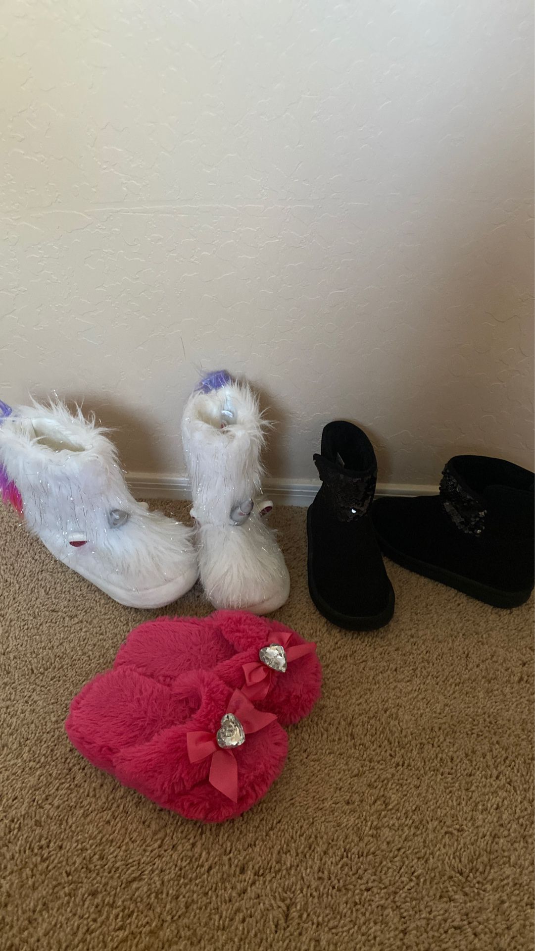 Kids slippers and boots