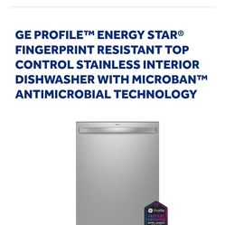 Ge stainless steel dishwasher