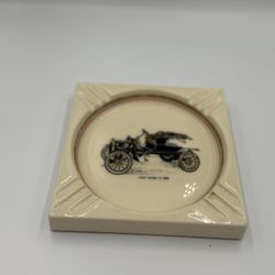 Ford Model “N” 1906, Ceramic Ashtray, From Doherty Bros. Of San Francisco