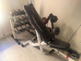 weight sets and bench