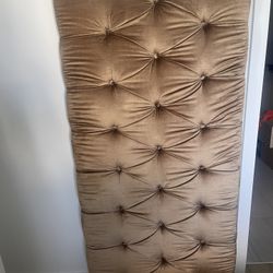 Velvet Gold Headboard 